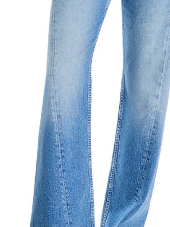 MOTHER Pants - MOTHER Wide-Leg Jeans in Light Blue Wash